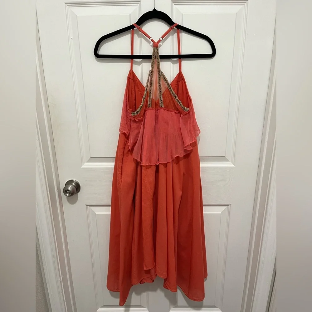 Free People One Enchanted Evening Open Back Beaded Dress S/P - Picture 7 of 13